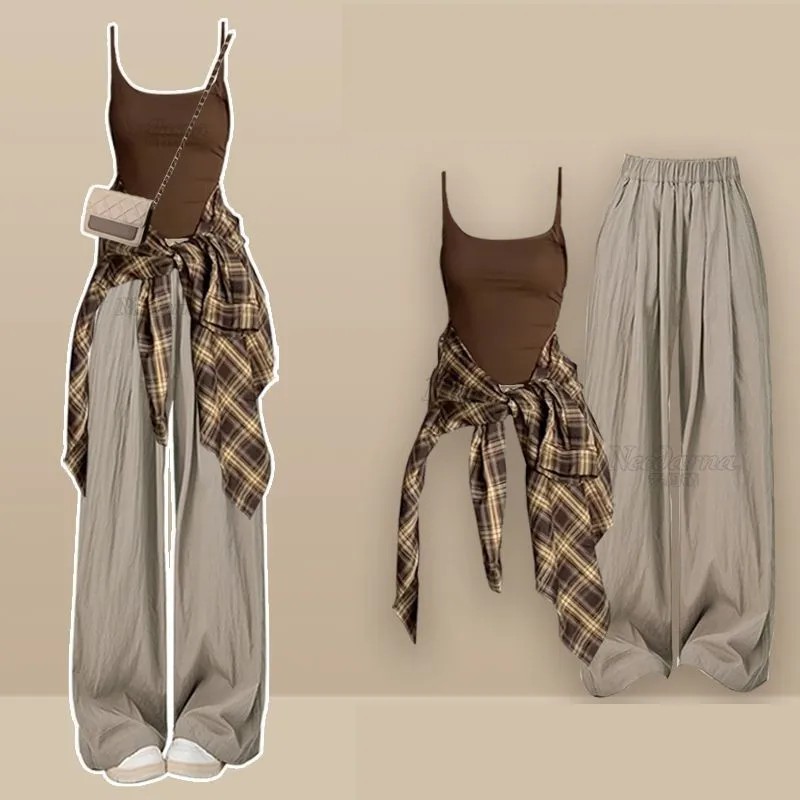 Korean Lifestyle - Conjunto de Chándal Casual para Mujer,