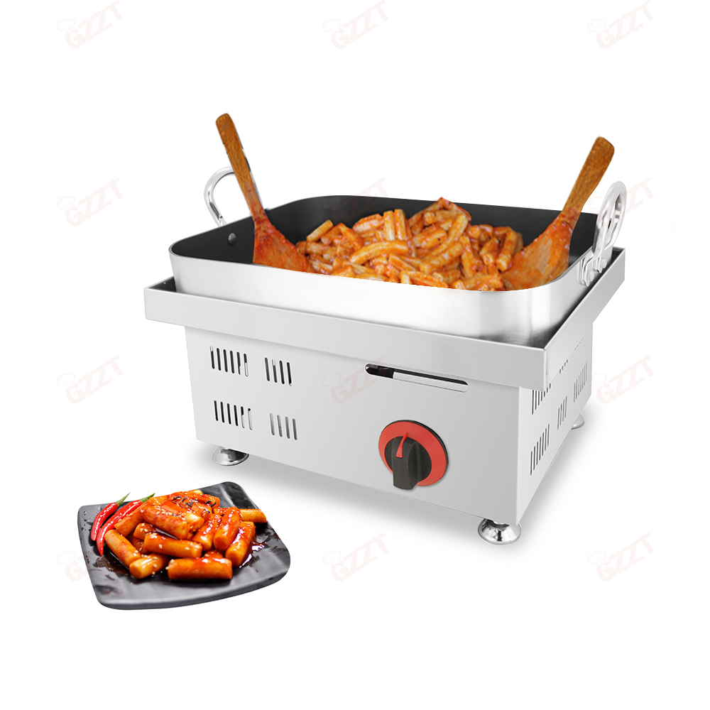 Tteokbokki Rice Cake - Máquina comercial coreana para hacer aperitivos,