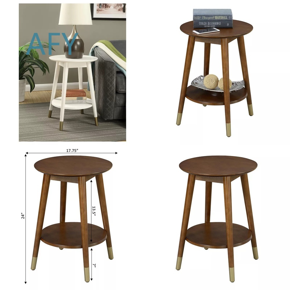 Muji Home Storage - Mesa Auxiliar de Madera con Compartimento