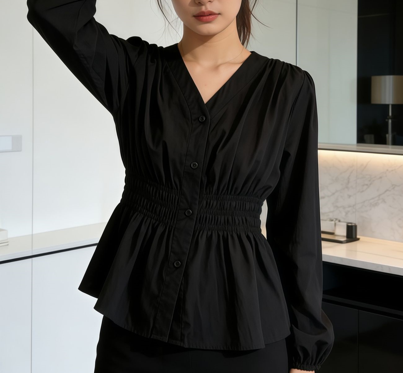 Camisa y Blusa de Oficina para - Korean Lifestyle reseña y precio