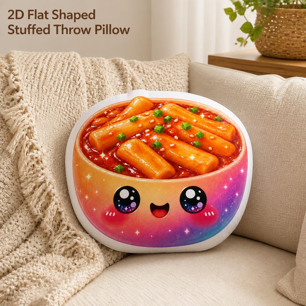 Almohada de Peluche Tteokbokki - Tteokbokki Rice Cake reseña y precio