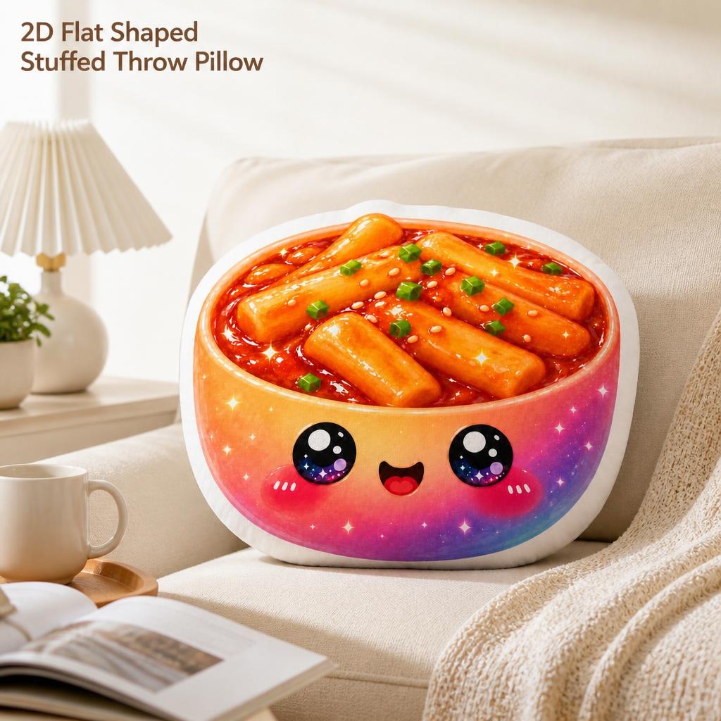 Almohada de Peluche Tteokbokki - Tteokbokki Rice Cake reseña y precio