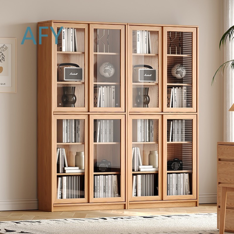 Librería de Roble Macizo con P - Muji Home Storage reseña y precio