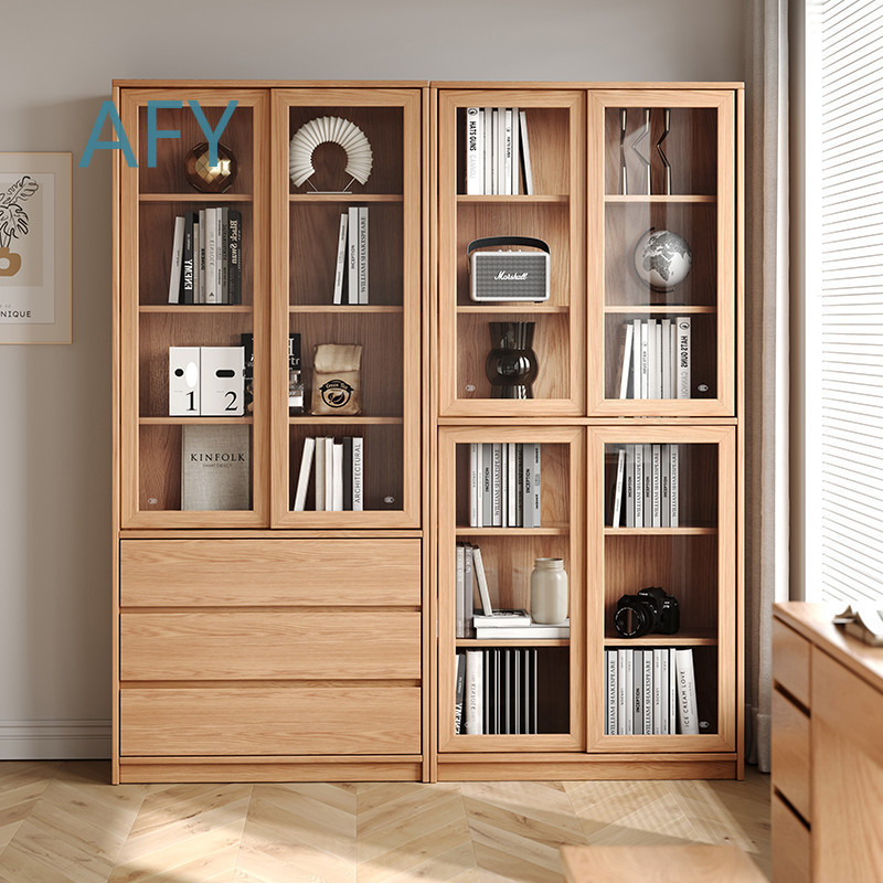 Librería de Roble Macizo con P - Muji Home Storage reseña y precio