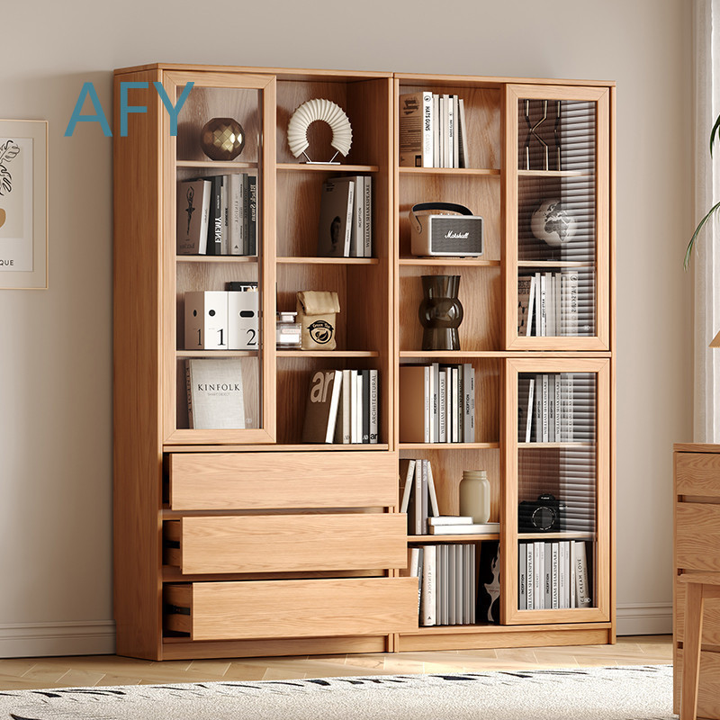 Librería de Roble Macizo con P - Muji Home Storage reseña y precio