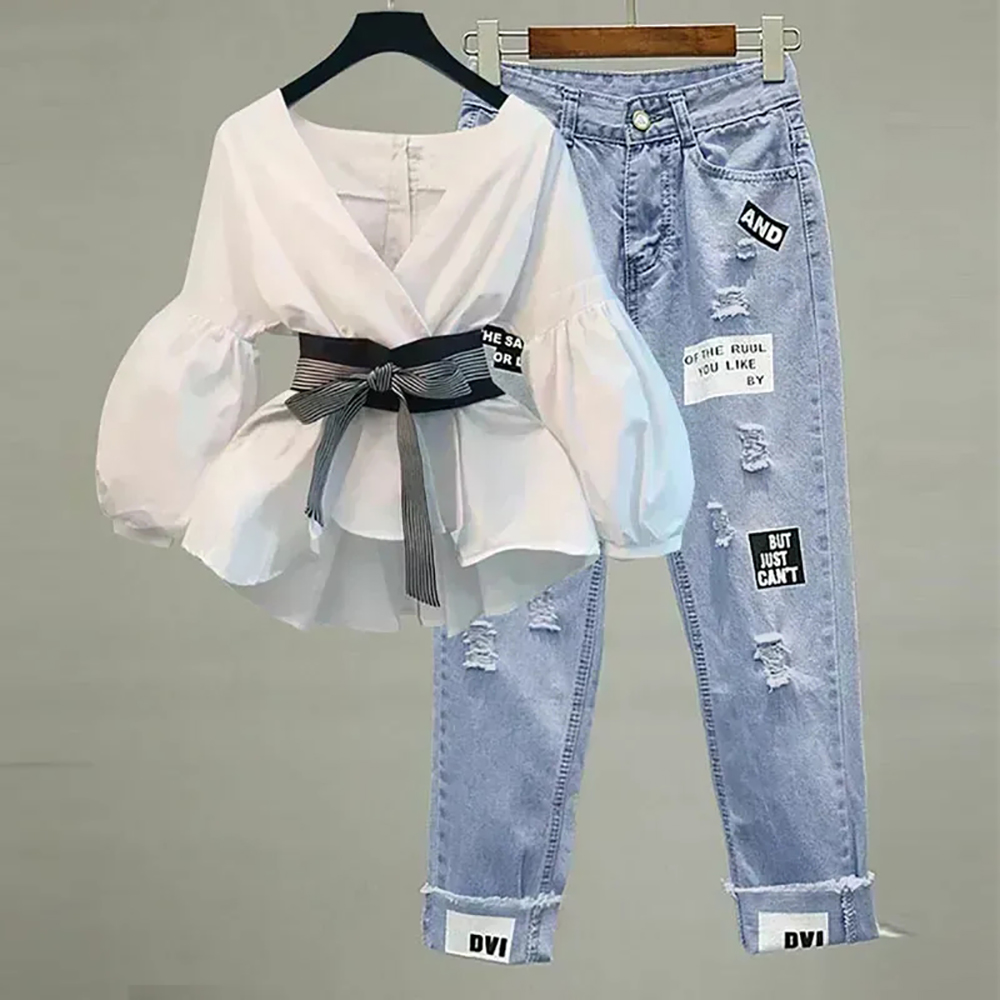 Camisa elegante de gasa con cu - Korean Lifestyle reseña y precio